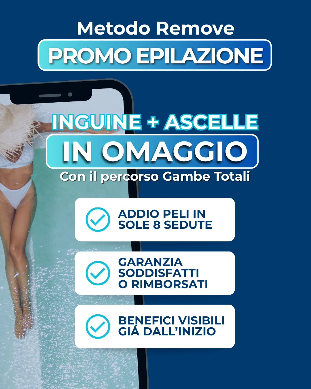 Promo Epilazione Luglio Inguine e Ascelle